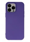 BFS  iPhone 14 Pro Max Kılıf Nano içi Kadife Silikon - Mor