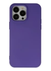 BFS  iPhone 14 Pro Max Kılıf Nano içi Kadife Silikon - Mor