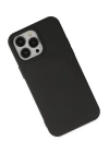 BFS  iPhone 14 Pro Max Kılıf Nano içi Kadife Silikon - Siyah