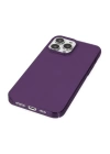 BFS  iPhone 14 Pro Max Kılıf Pc Sert Şeffaf Kapak - Mor