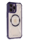 BFS  iPhone 14 Pro Max Kılıf Prag Magneticsafe Kapak - Derin Mor