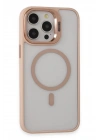 BFS iPhone 14 Pro Max Kılıf Roblox Lens Magsafe Standlı Kapak - Pudra