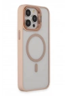 BFS iPhone 14 Pro Max Kılıf Roblox Lens Magsafe Standlı Kapak - Pudra