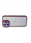 BFS iPhone 14 Pro Max Kılıf Roblox Lens Standlı Kapak - Bordo