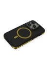 BFS  iPhone 14 Pro Max Kılıf Rocky Magsafe Kapak - Siyah-Sarı