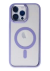 BFS  iPhone 14 Pro Max Kılıf Room Magneticsafe Silikon - Lila