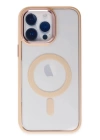 BFS  iPhone 14 Pro Max Kılıf Room Magneticsafe Silikon - Pudra