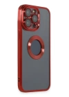BFS  iPhone 14 Pro Max Kılıf Slot Silikon - Kırmızı