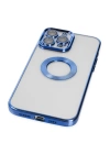 BFS  iPhone 14 Pro Max Kılıf Slot Silikon - Mavi