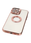 BFS  iPhone 14 Pro Max Kılıf Slot Silikon - Rose Gold