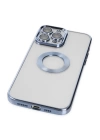 BFS  iPhone 14 Pro Max Kılıf Slot Silikon - Sierra Blue