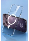 BFS  iPhone 14 Pro Max Kılıf Tron Şeffaf Magsafe Kapak - Şeffaf