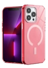 BFS  iPhone 14 Pro Max Kılıf Troy Magsafe Kapak - Pembe