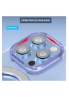 BFS  iPhone 14 Pro Max Kılıf Zoom Standlı Silikon - Sierra Blue