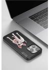 BFS  iPhone 14 Pro Max Perma Desenli Kapak - Koyu Kahve