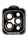 BFS  iPhone 14 Pro Max PVD Metal Kamera Lens - Turuncu