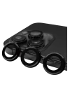 BFS iPhone 14 Pro Max Raze Metal Kamera Lens - Siyah