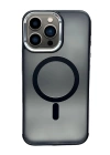 BFS  iPhone 14 Pro Max Solid Magsafe Kapak - Titan Gri