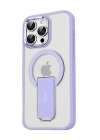 BFS  iPhone 14 Pro Max Tork Magsafe Standlı Kapak - Lila