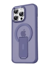 BFS  iPhone 14 Pro Tork Magsafe Standlı Kapak - Derin Mor