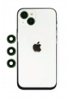 BFS  iPhone 14 Shine Kamera Lens - Yeşil