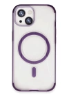 BFS  iPhone 15 Hilton Magsafe Kapak - Derin Mor