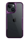 BFS  iPhone 15 Kılıf Boyi Silikon Kapak - Derin Mor