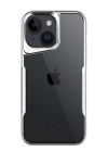BFS  iPhone 15 Kılıf Boyi Silikon Kapak - Gümüş