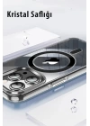 BFS  iPhone 15 Kılıf Crystal Magsafe Kapak - Şeffaf
