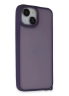 BFS  iPhone 15 Kılıf Elegant Kapak - Derin Mor