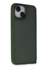 BFS  iPhone 15 Kılıf Elegant Kapak - Yeşil