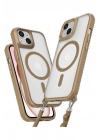BFS iPhone 15 Kılıf Enka Magsafe Silikon Kılıf - Desert