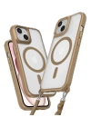 BFS  iPhone 15 Kılıf Enka Magsafe Silikon Kılıf - Desert