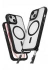 BFS iPhone 15 Kılıf Enka Magsafe Silikon Kılıf - Siyah