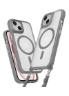 BFS  iPhone 15 Kılıf Enka Magsafe Silikon Kılıf - Titan Gri
