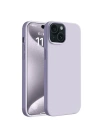 BFS  iPhone 15 Kılıf First Silikon - Lila