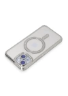 BFS  iPhone 15 Kılıf Joke Simli Magneticsafe Kılıf - Gümüş