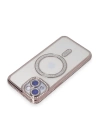 BFS  iPhone 15 Kılıf Joke Simli Magneticsafe Kılıf - Pembe