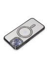 BFS  iPhone 15 Kılıf Joke Simli Magneticsafe Kılıf - Siyah