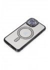 BFS  iPhone 15 Kılıf Joke Simli Magneticsafe Kılıf - Siyah