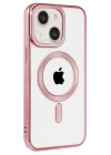 BFS  iPhone 15 Kılıf Kronos Magsafe Kapak - Rose Gold