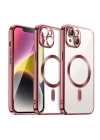 BFS  iPhone 15 Kılıf Kross Magneticsafe Kapak - Kırmızı