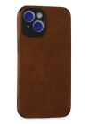 BFS  iPhone 15 Kılıf Loop Deri Silikon - Kahverengi