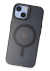 BFS  iPhone 15 Kılıf Mateks Magsafe Kapak - Siyah