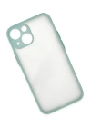 BFS  iPhone 15 Kılıf Montreal Silikon Kapak - Açık Yeşil