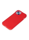 BFS  iPhone 15 Kılıf Nano içi Kadife Silikon - Kırmızı