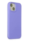 BFS  iPhone 15 Kılıf Nano içi Kadife Silikon - Lila