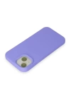 BFS  iPhone 15 Kılıf Nano içi Kadife Silikon - Lila