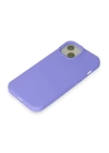 BFS  iPhone 15 Kılıf Nano içi Kadife Silikon - Lila