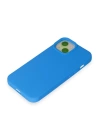 BFS  iPhone 15 Kılıf Nano içi Kadife Silikon - Mavi